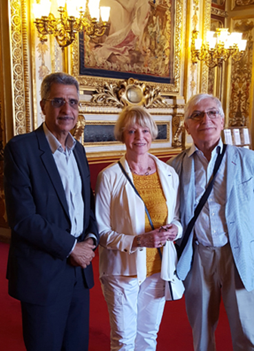 Accueillis par Antine Karam, Sénateur de GUYAE